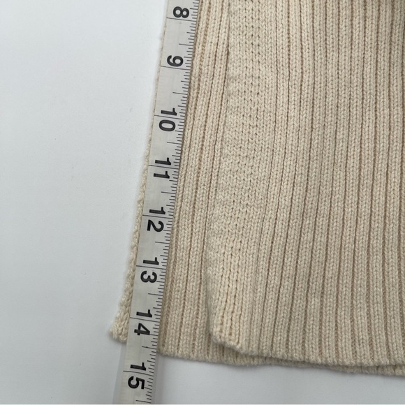 Eloquii Sz 18/20 Sleeveless Sweater Ribbed Midi Dress Cream Neutral Stretchy - Picture 14 of 14